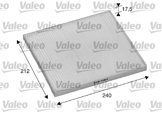 Filter, cabin air VALEO ESSENTIAL 698895