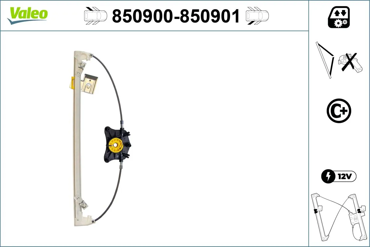 VALEO 850900 Window Regulator