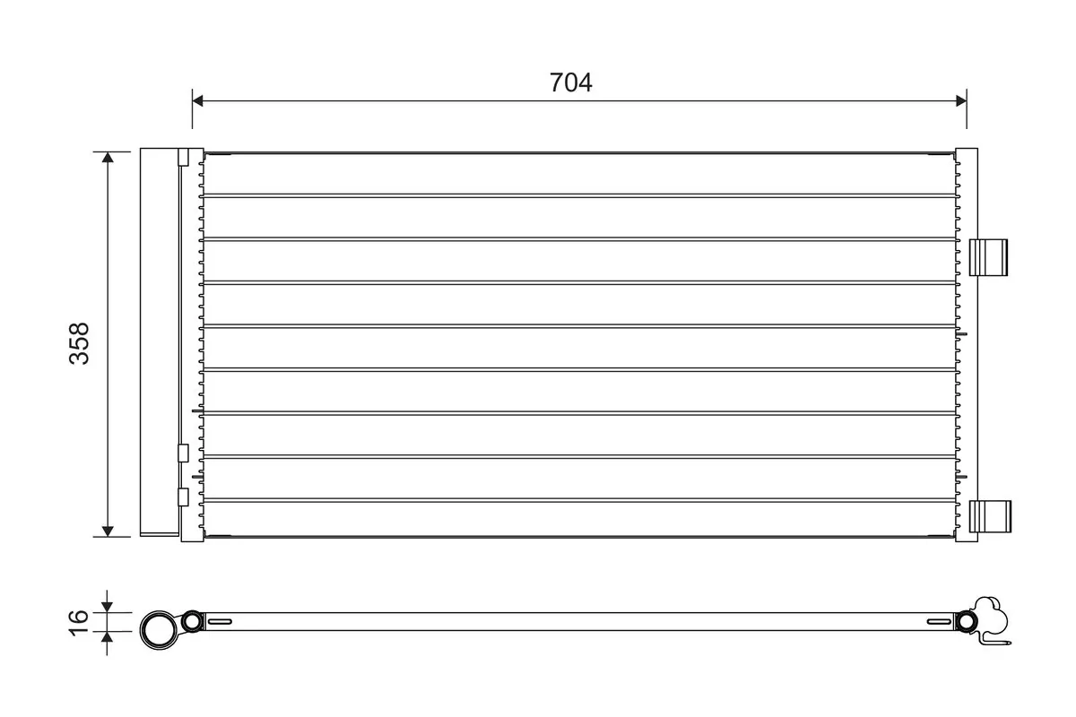 Condenser, air conditioning 814378