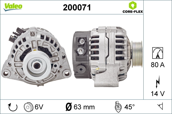 VALEO 200071 Alternator