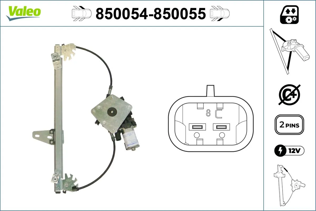 VALEO 850054 Window Regulator