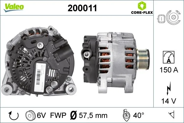 VALEO 200011 Alternator