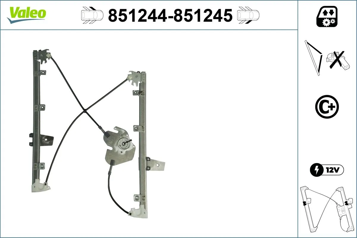 VALEO 851244 Window Regulator