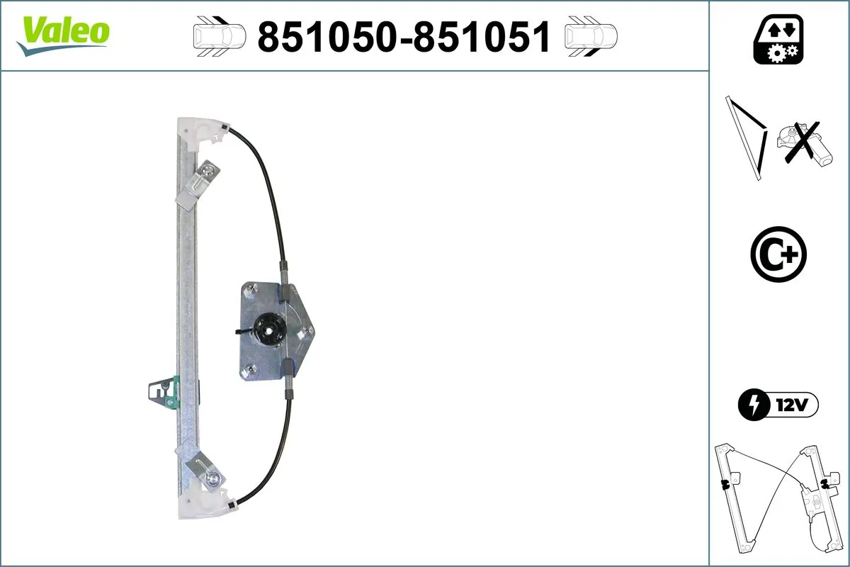VALEO 851050 Window Regulator
