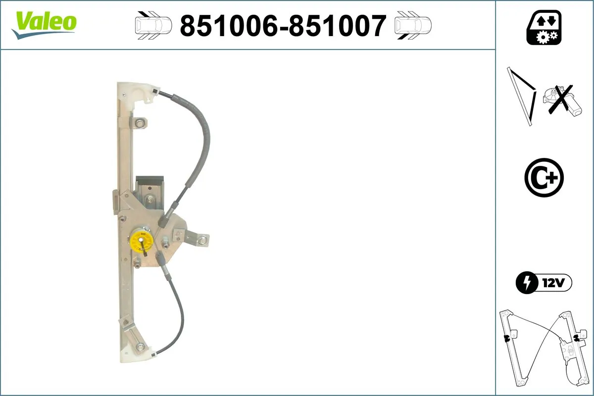 VALEO 851006 Window Regulator