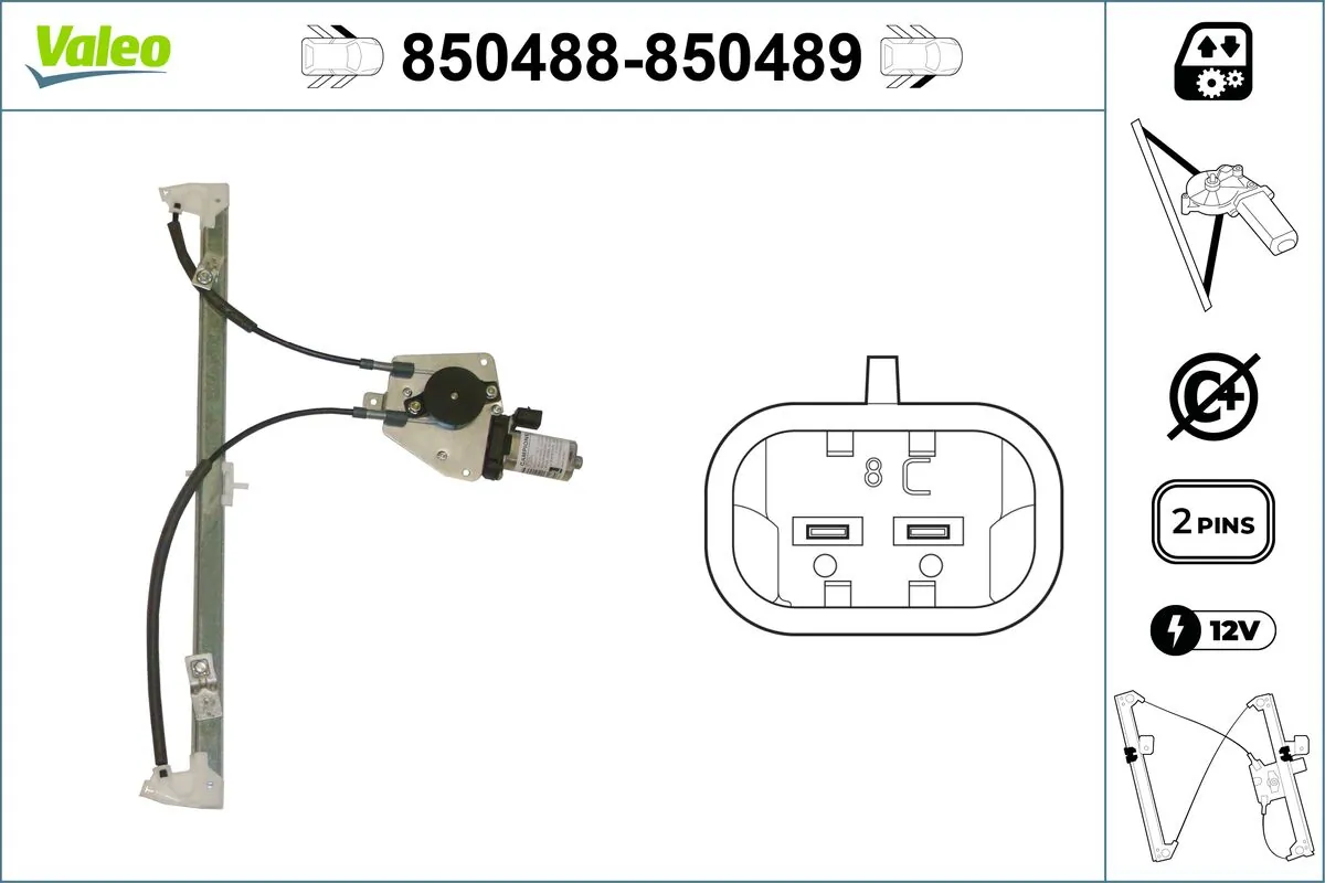 VALEO 850488 Window Regulator