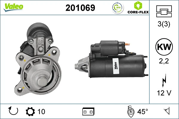 VALEO 201069 Starter