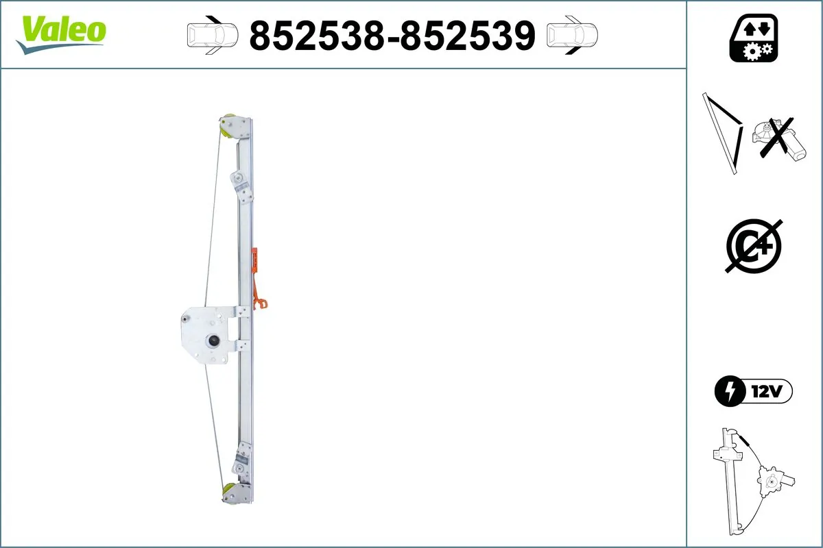 VALEO 852538 Window Regulator