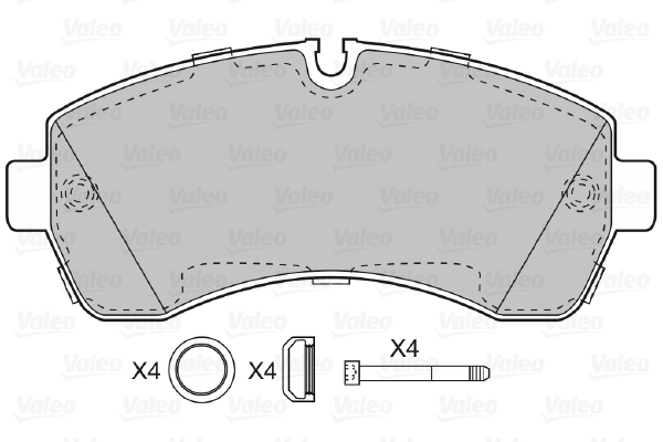 Brake Pad Set, disc brake 598881