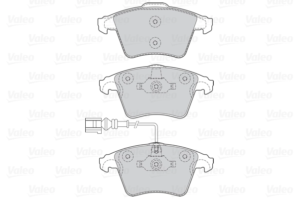 Brake Pad Set, disc brake FIRST 302041