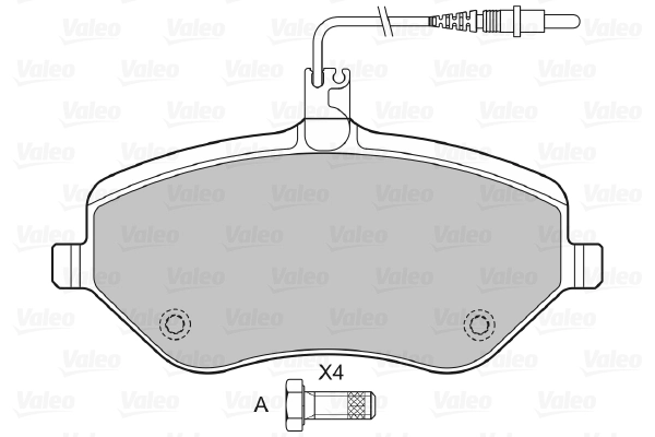 Brake Pad Set, disc brake 601072