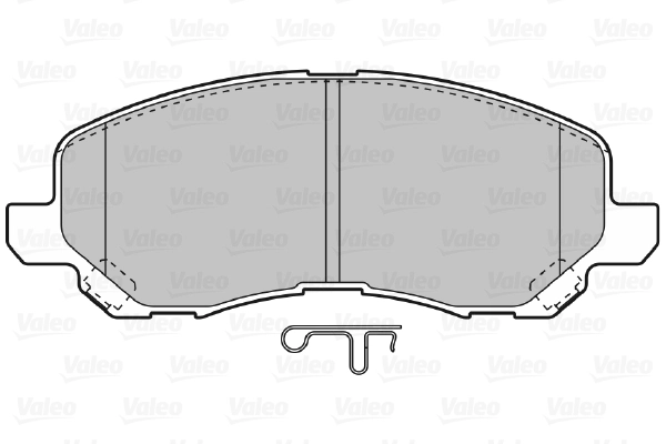 Brake Pad Set, disc brake 598886