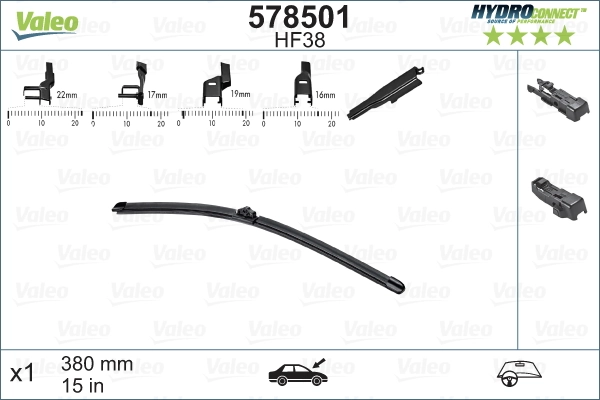 Wiper Blade HYDROCONNECT 578501
