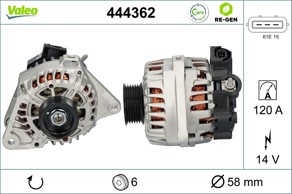 VALEO 444362 Alternator