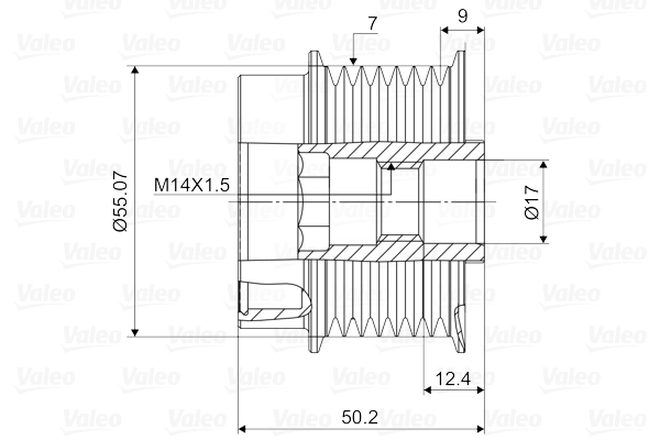 Alternator Freewheel Clutch VALEO NEW SPARE PART 588130