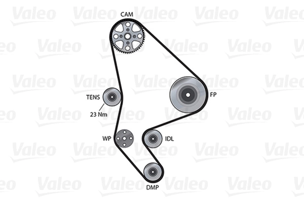 VALEO 614658 Water Pump & Timing Belt Kit