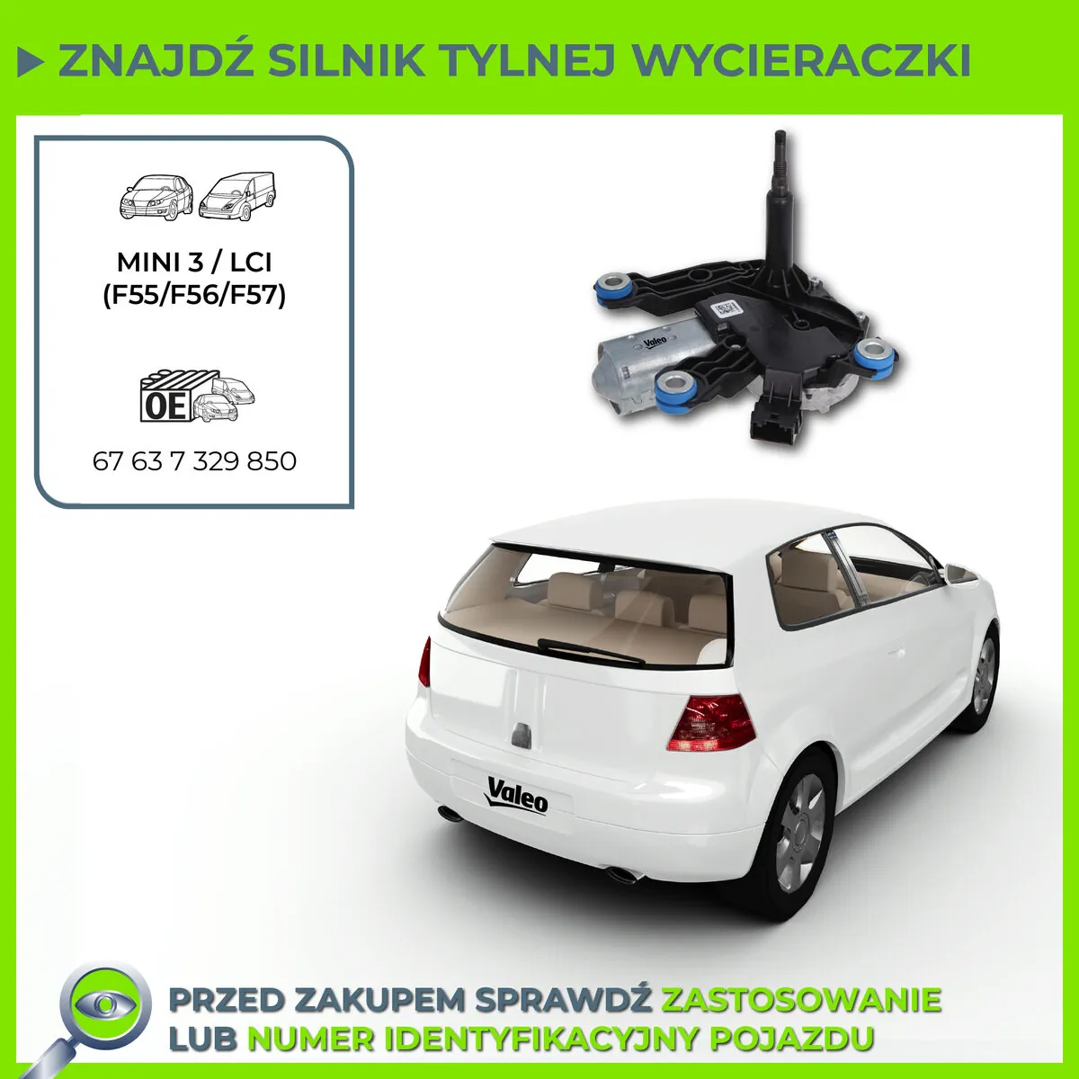 VALEO 582707 Wiper Motor