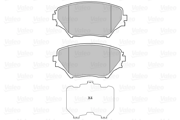 Brake Pad Set, disc brake 598536
