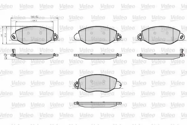 Brake Pad Set, disc brake OPTIPACK for LCV 872577