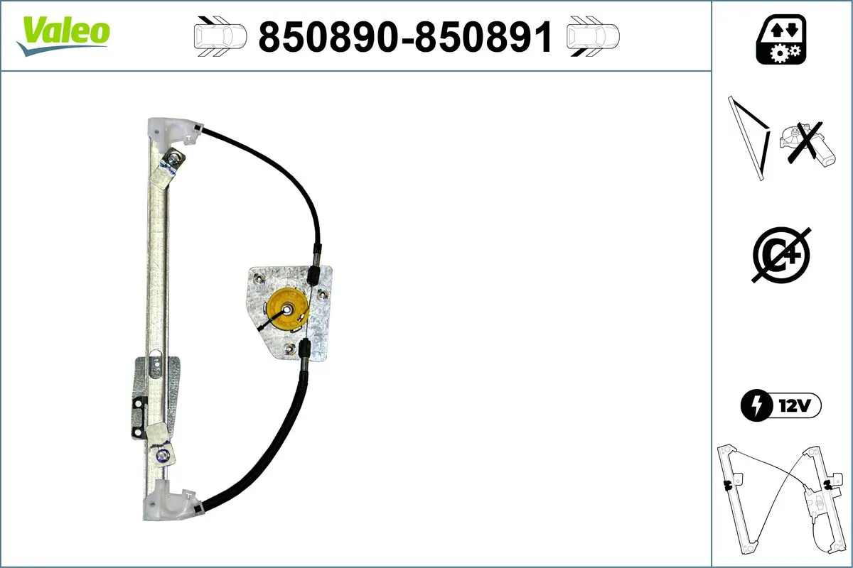 VALEO 850890 Window Regulator