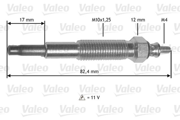 VALEO 345199 Glow Plug