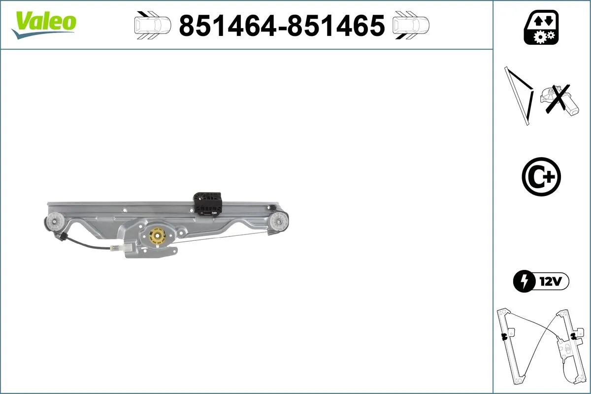 VALEO 851464 Window Regulator