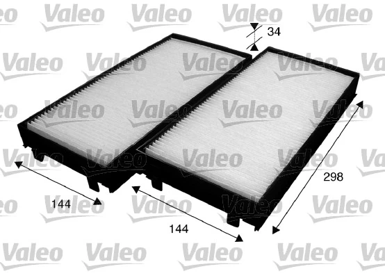 Filter, cabin air VALEO ESSENTIAL 715583
