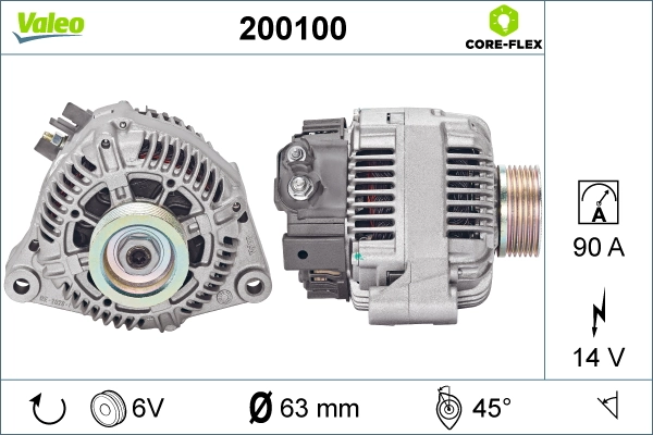 VALEO 200100 Alternator