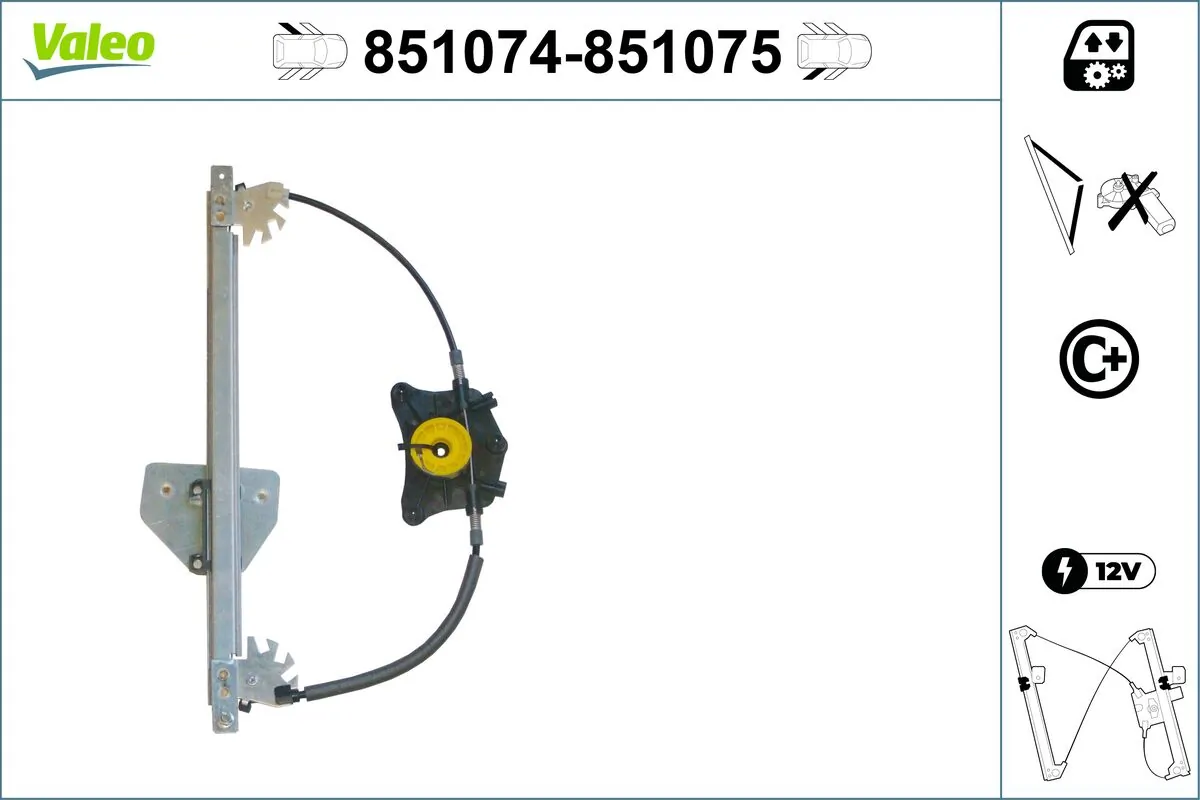 VALEO 851074 Window Regulator