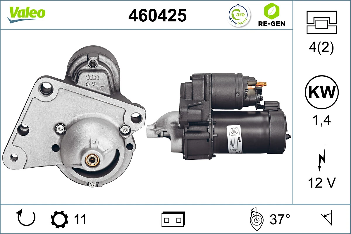 Starter VALEO RE-GEN REMANUFACTURED 460425