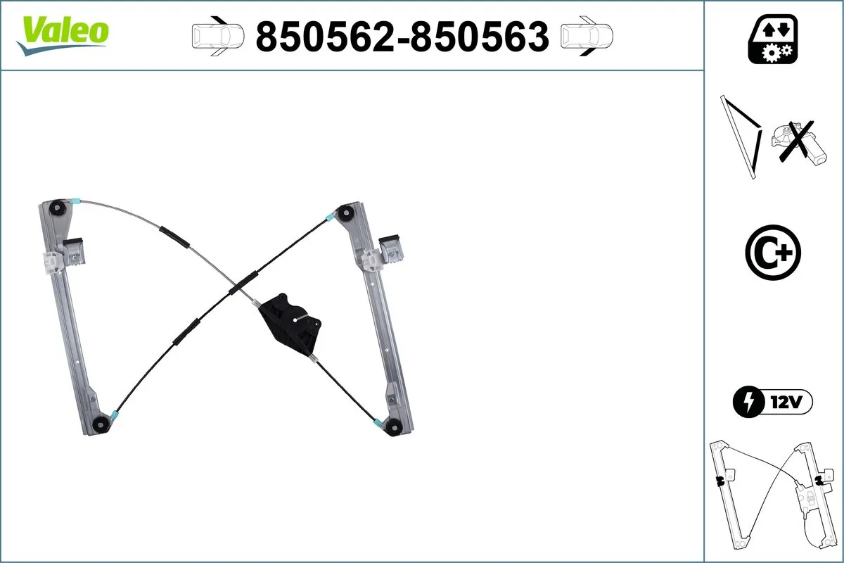 VALEO 850562 Window Regulator