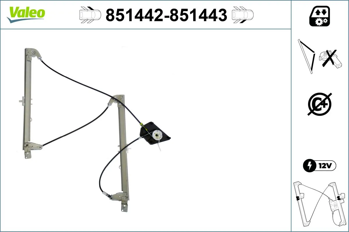 VALEO 851442 Window Regulator