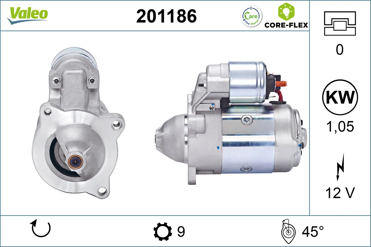 VALEO 201186 Starter