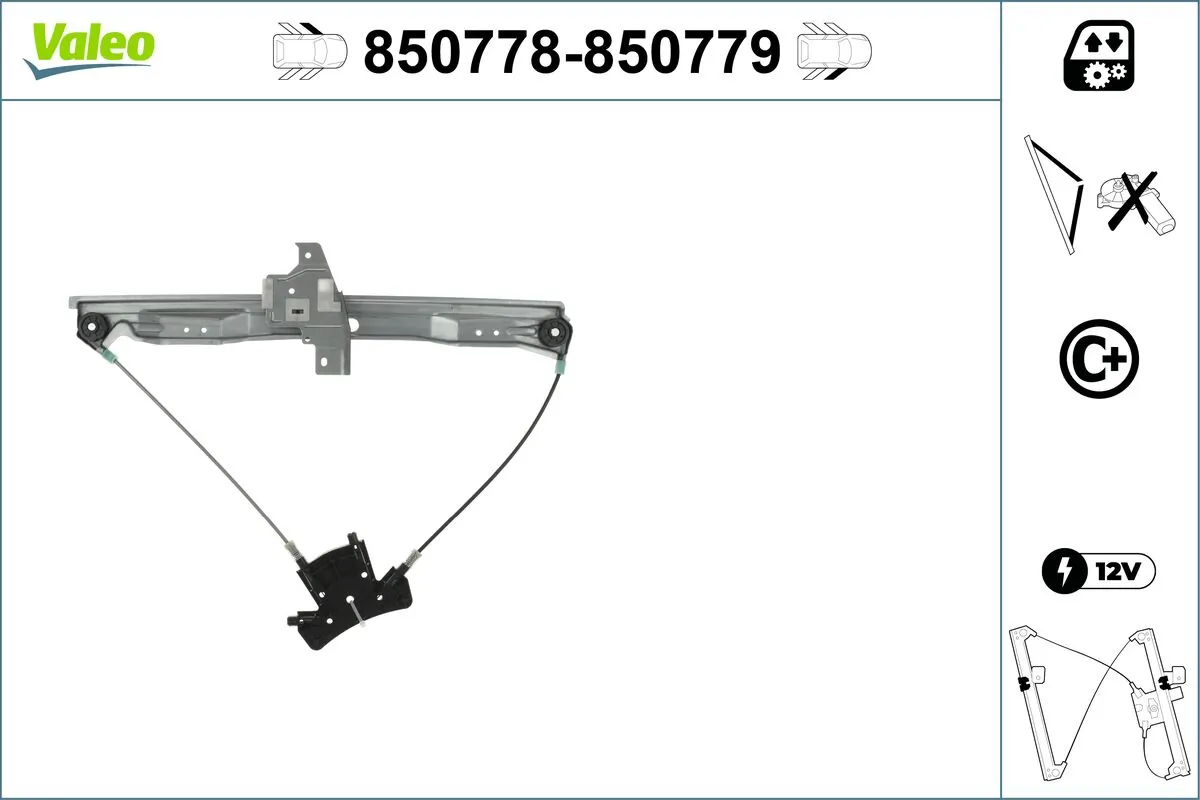 VALEO 850778 Window Regulator
