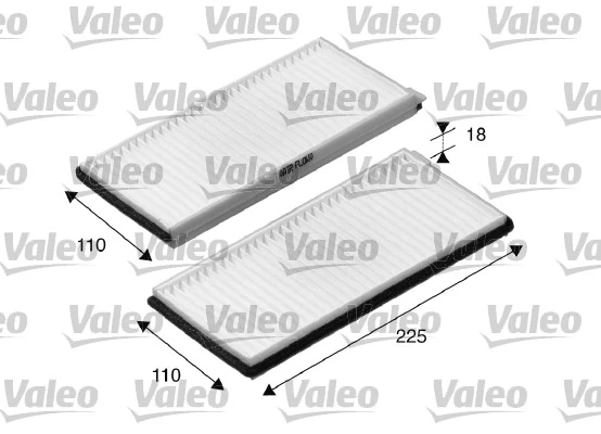 Filter, cabin air VALEO ESSENTIAL 698894