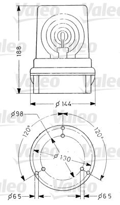 VALEO 082540 Rotating Beacon