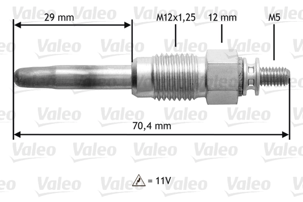 VALEO 345190 Glow Plug