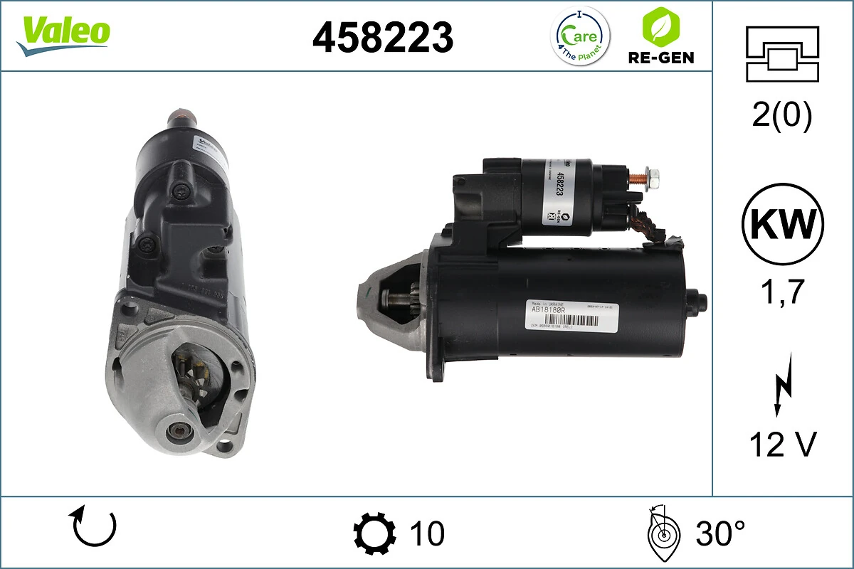VALEO 458223 Starter