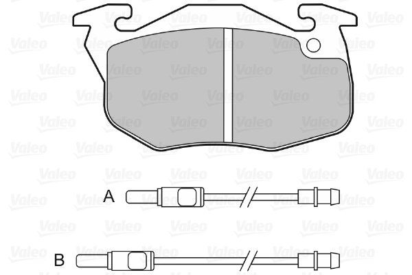 Brake Pad Set, disc brake 598081