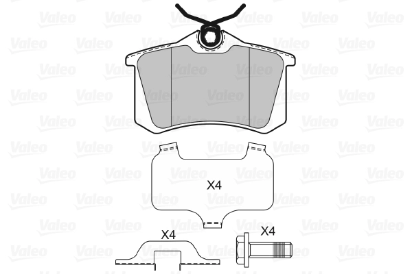 Brake Pad Set, disc brake 601474