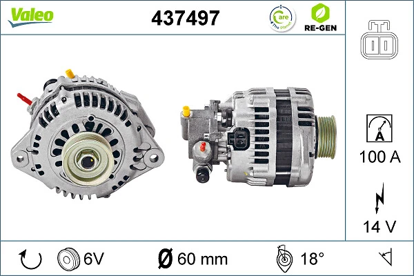 VALEO 437497 Alternator