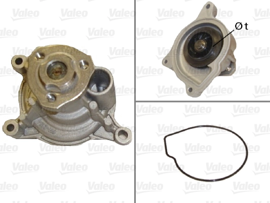 Water Pump, engine cooling 506950