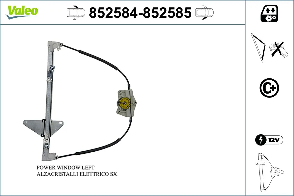VALEO 852584 Window Regulator