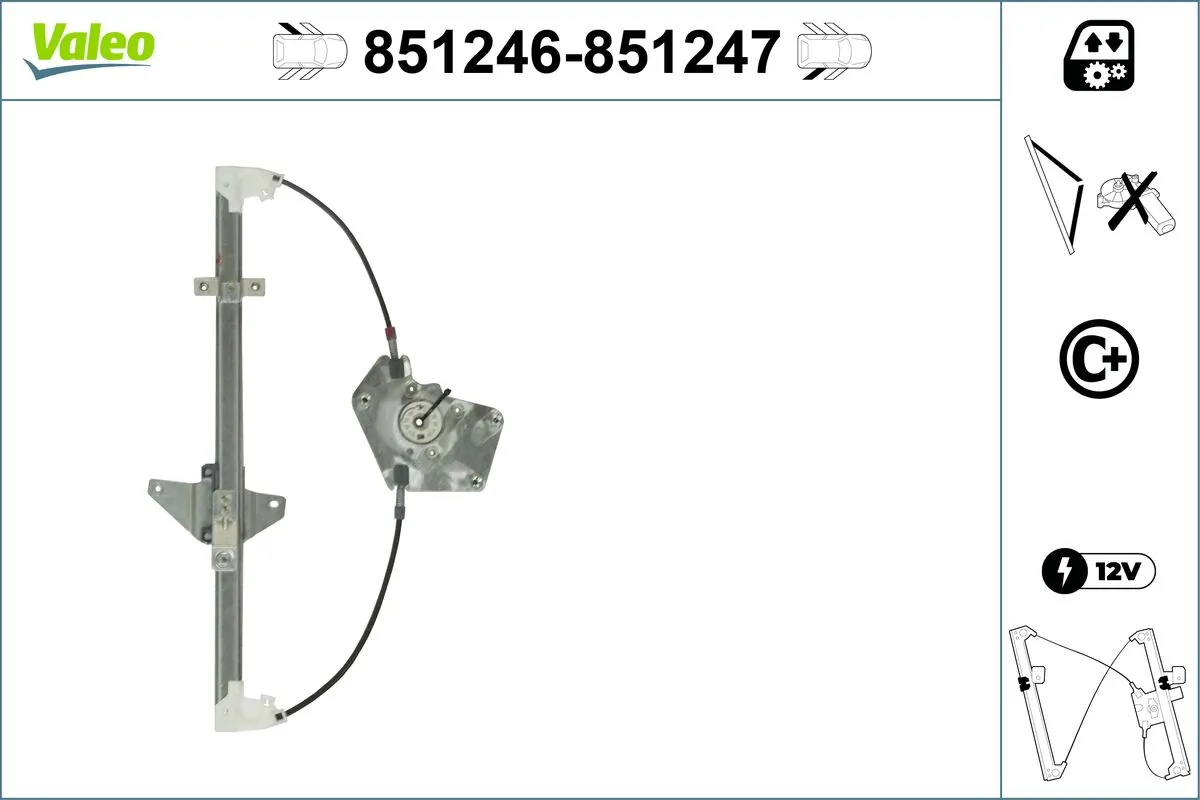 VALEO 851246 Window Regulator
