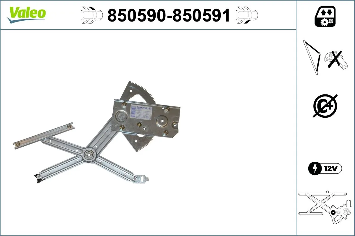 VALEO 850590 Window Regulator