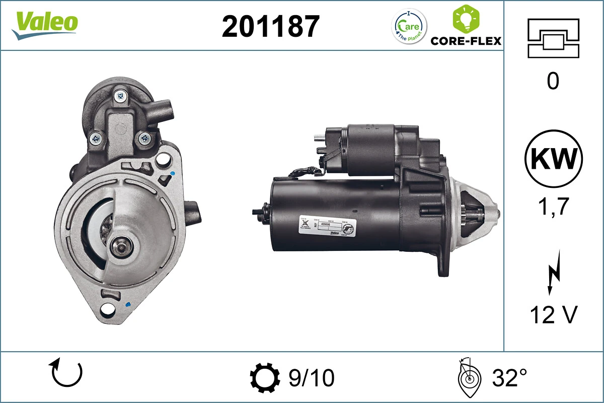VALEO 201187 Starter
