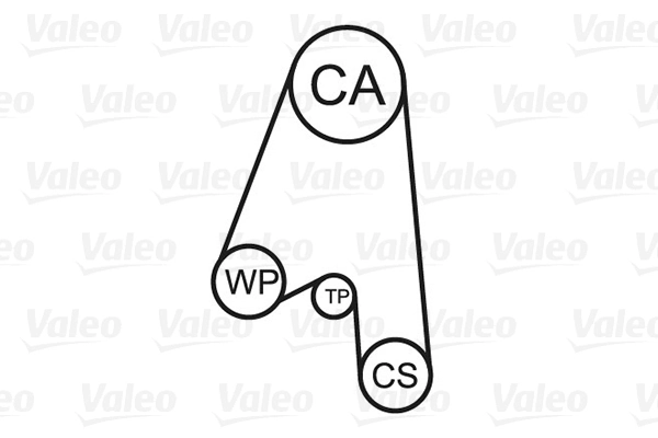 VALEO 614608 Water Pump & Timing Belt Kit