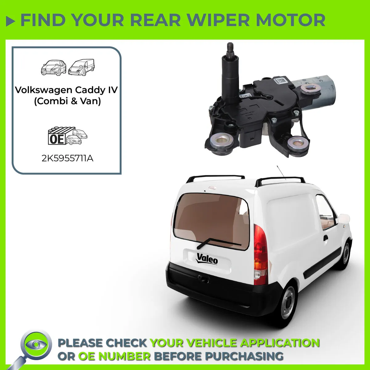 VALEO 582687 Wiper Motor