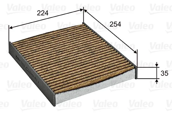 Filter, cabin air VALEO PROTECT MAX 701029