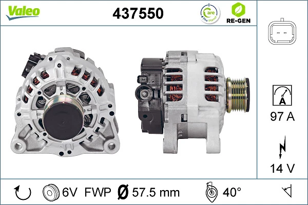 VALEO 437550 Alternator